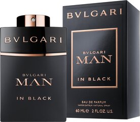 Аромат для мужчин Bvlgari Man In Black EDP, 60 мл цена и информация | Духи для Него | hansapost.ee