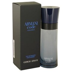 Giorgio Armani Code Colonia EDT meestele 75 ml цена и информация | Мужские духи | hansapost.ee