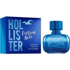 Meeste parfüüm Festival Nite for Him Hollister EDT: Maht - 100 ml hind ja info | Parfüümid meestele | hansapost.ee