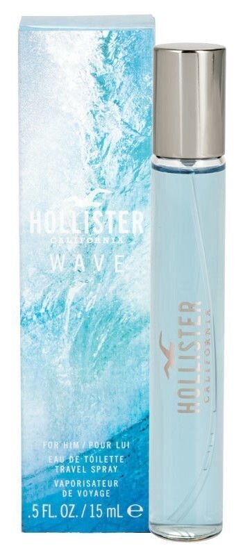 Hollister Wave For Him EDT meestele 15 ml hind ja info | Parfüümid meestele | hansapost.ee