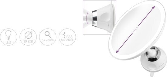 Kosmeetika peegel Medisana CM 850 LED hind ja info | Vannitoa aksessuaarid | hansapost.ee