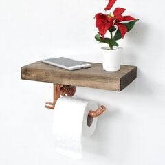 Держатель для туалетной бумаги Kalune Design COP016, коричневый цена и информация | Kalune Design Сантехника для ванной | hansapost.ee