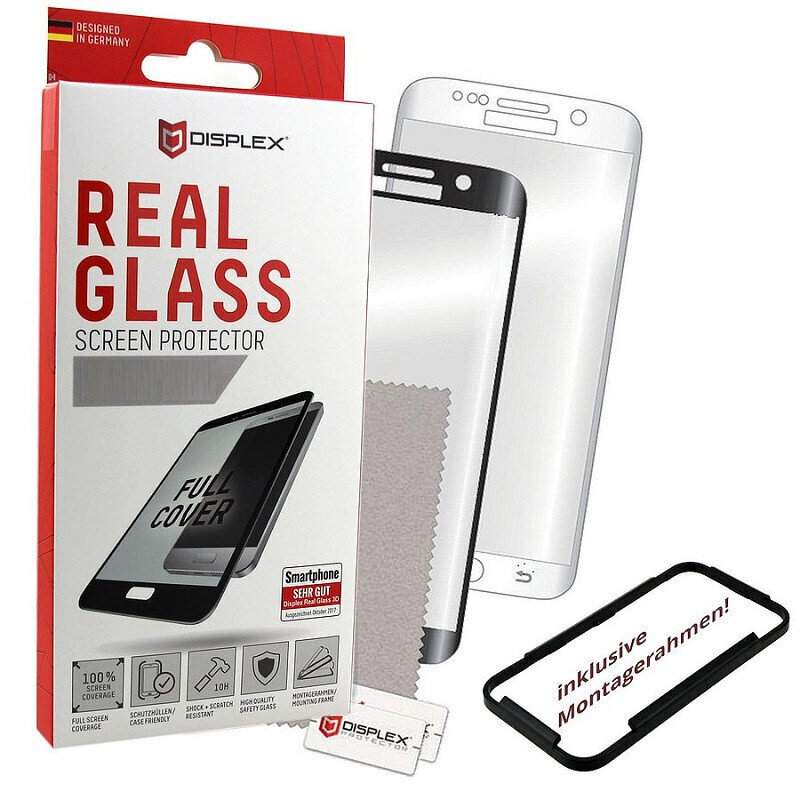 Apple iPhone 6/7/8/SE 2020 Full Cover 3D Glass By Displex Black hind ja info | Ekraani kaitseklaasid ja kaitsekiled | hansapost.ee