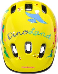 Laste kiiver Meteor KS06 Dino XS, kollane hind ja info | Kiivrid | hansapost.ee