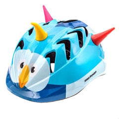 Детский велосипедный шлем Meteor MV7 Bird, 48 - 52 см, синий цена и информация | Шлемы | hansapost.ee