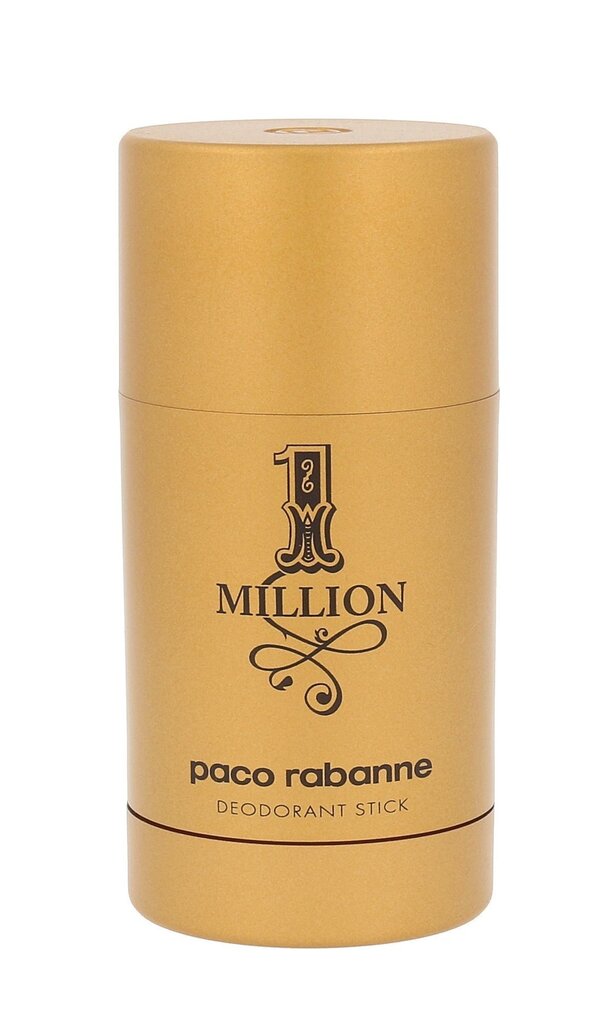 Pulkdeodorant Paco Rabanne 1 Million meestele 75 ml hind ja info | Dušigeelid ja deodorandid meestele | hansapost.ee