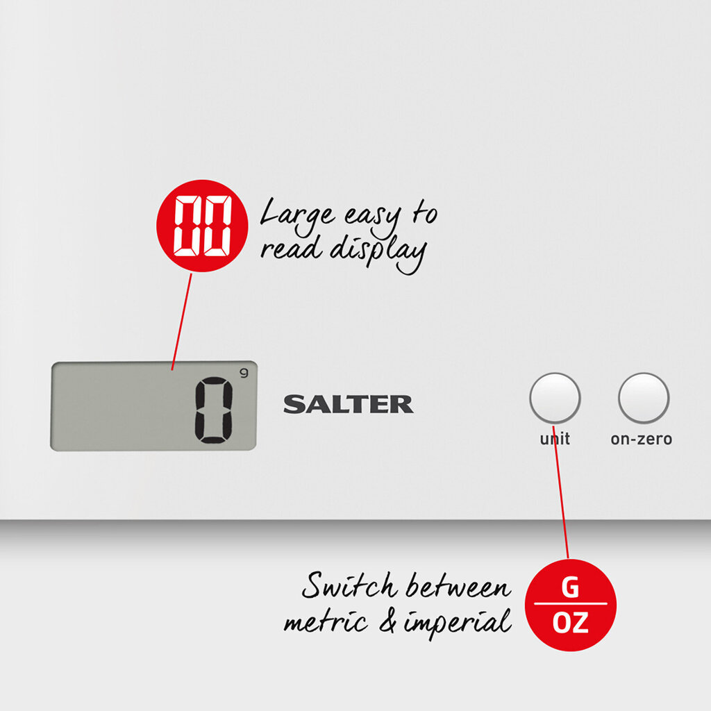 Salter 1066 WHDR15 цена и информация | Köögikaalud | hansapost.ee
