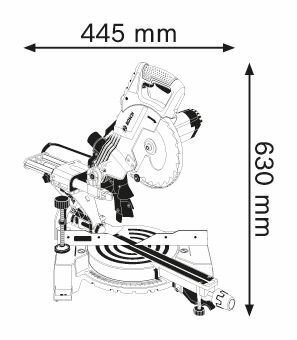 Järkamissaag Bosch GCM 800 SJ + Saealus GTA 2600 hind ja info | Elektrilised saed, ketassaed ja tarvikud | hansapost.ee