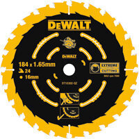 Диск пилы 184x1,65x16 мм, z40, 20°. Puit, MDF, DeWalt цена и информация | Запчасти для садовой техники | hansapost.ee