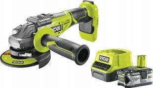 Угловая шлифовальная машина Ryobi 18В 125 мм, 18В R18AG7-140S 5133004231 цена и информация | Шлифовальные машины | hansapost.ee