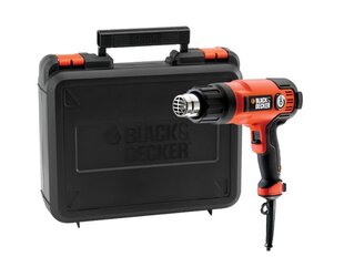 Black & Decker KX2200K-QS heat gun Hot air gun 720 l/min 645 °C 2000 W Black, Orange цена и информация | Воздуходувки | hansapost.ee