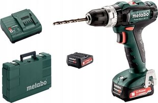 Аккумуляторная ударная дрель PowerMaxx SB 12 / 2x2,0 Ah, Metabo цена и информация | Дрели и шуруповёрты | hansapost.ee