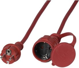 Удлинительный кабель для улицы Vivanco H05RR-F 25 м, красный (61149) цена и информация | Удлинители | hansapost.ee
