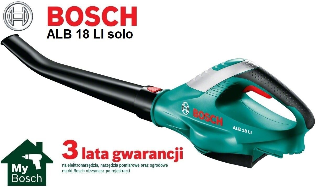 Akutoitega lehepuhur Bosch ALB 18 LI (ilma aku ja laadimisseadmeta) цена и информация | Lehepuhurid ja oksapurustajad | hansapost.ee