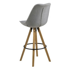 Комплект из 2-х барных стульев Dima, серого/цвета дуба цена и информация | Стулья для кухни и столовой | hansapost.ee