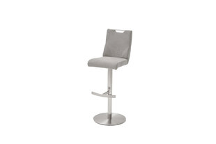 Барный-полубарный стул Giulia C-1, гобелен, светло-серый цена и информация | Стулья для кухни и столовой | hansapost.ee