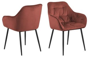 Набор 2 стульев Actona Brooke, красный цена и информация | Стулья для кухни и столовой | hansapost.ee