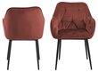 2-tooli komplekt Brooke, punane hind ja info | Köögitoolid, söögitoolid | hansapost.ee