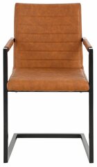 Комплект из 2 стульев для столовой Notio Living Sandra, с подлокотниками, коричневый цена и информация | Стулья для кухни и столовой | hansapost.ee