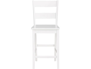 Комплект из 2-х барных стульев Notio Living Tornado, белый цена и информация | Стулья для кухни и столовой | hansapost.ee