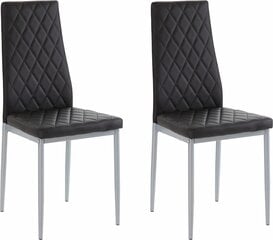 Комплект из 2-х стульев Notio Living Barak, черный цена и информация | Стулья для кухни и столовой | hansapost.ee