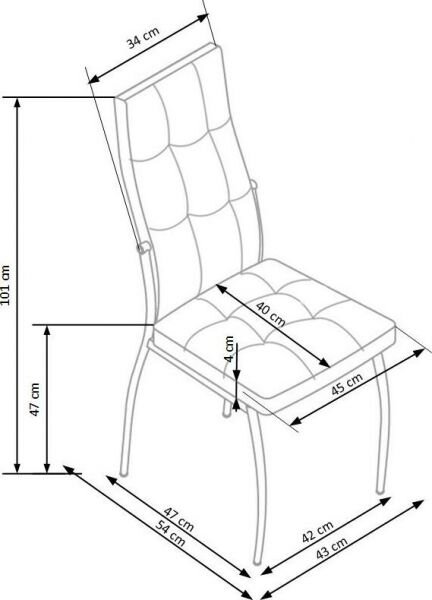 Tool K416, roheline hind ja info | Köögitoolid, söögitoolid | hansapost.ee