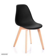 4-tooli komplekt Homede Mirano, must hind ja info | Köögitoolid, söögitoolid | hansapost.ee