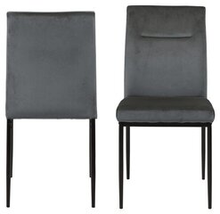 Комплект из 2-х стульев Demi, темно-серый цена и информация | Стулья для кухни и столовой | hansapost.ee