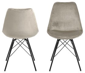 2-tooli komplekt Eris, beeži värvi цена и информация | Стулья для кухни и столовой | hansapost.ee