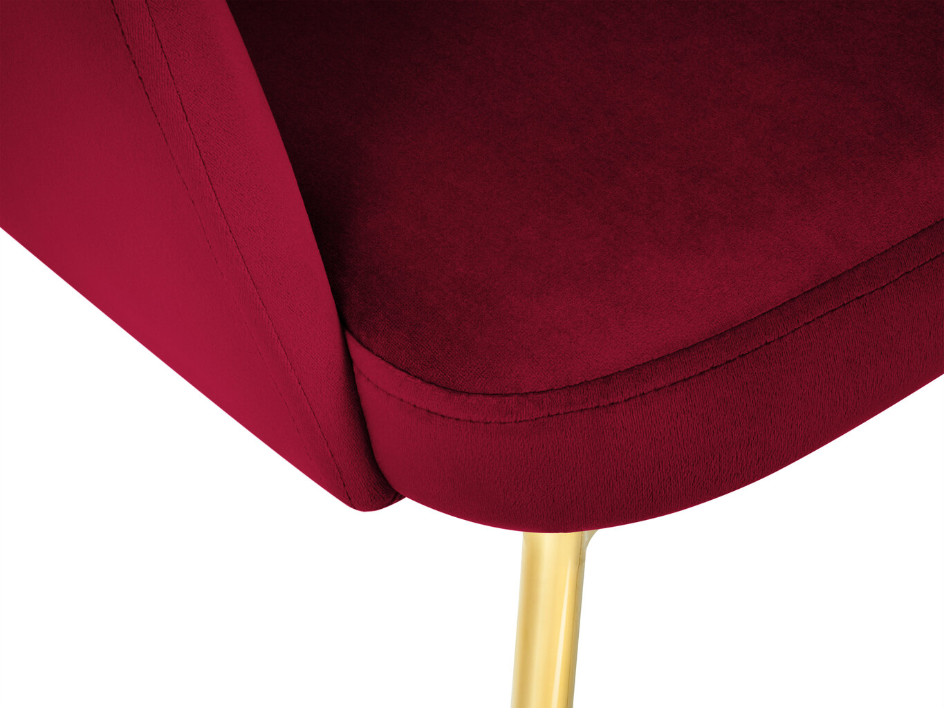 Tool Cosmopolitan Design Padova, punane/kuldne värv цена и информация | Köögitoolid, söögitoolid | hansapost.ee