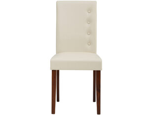 Набор из 2 стульев Notio Living Billa, кремовый/коричневый цена и информация | Стулья для кухни и столовой | hansapost.ee
