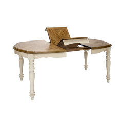 Раздвижной стол Lily, коричневый/белый цена и информация | Кухонные и обеденные столы | hansapost.ee