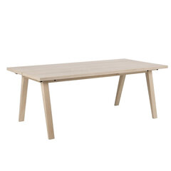 Стол A-Line, 200x95 см, цвет дуба цена и информация | Кухонные и обеденные столы | hansapost.ee