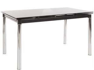 Стол Pippa, 80x140 см, черный цена и информация | Кухонные и обеденные столы | hansapost.ee