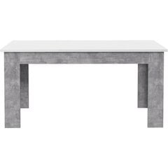 Обеденный стол Pilvi 160x90 см, белый/серый цена и информация | Кухонные и обеденные столы | hansapost.ee