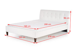 Кровать Halmar Samara, 160х200 см, серая цена и информация | Кровати | hansapost.ee