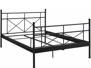 Кровать Tanja, 180x200 см, черная цена и информация | Кровати | hansapost.ee