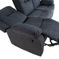 Kahekohaline diivan recliner Dixon, tumehall hind ja info | Home4You Elutoamööbel | hansapost.ee