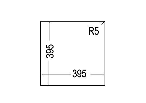 Valamu Teka Square 40.40TG must hind ja info | Köögivalamud | hansapost.ee