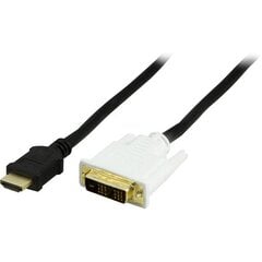 Deltaco HDMI-113-K,HDMI/DVI, 3 м цена и информация | Кабели и провода | hansapost.ee