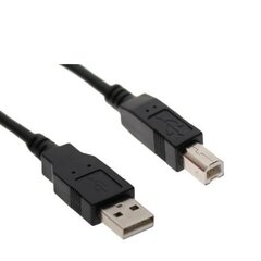 Кабель для принтера Omega USB A/USB B, 1.5 м, черный цена и информация | Кабели и провода | hansapost.ee