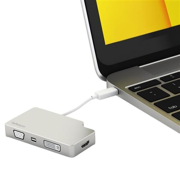 STARTECH USB-C to VGA, DVI, HDMI or mDP цена и информация | USB adapterid ja jagajad | hansapost.ee