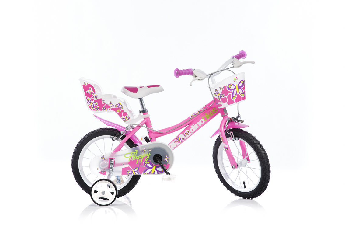 Tüdrukute jalgratas Dino Bikes 16" (166R-02) цена и информация | Jalgrattad | hansapost.ee