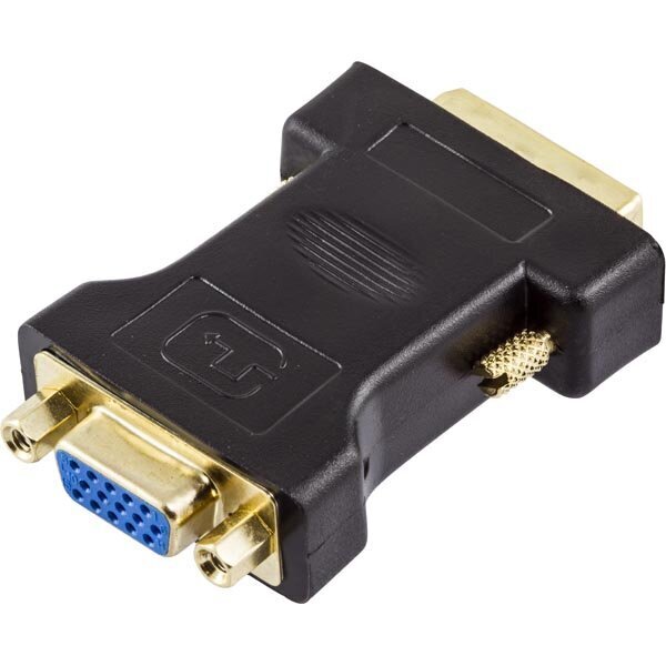 Deltaco DVI-4, DVI-A, VGA цена и информация | USB adapterid ja jagajad | hansapost.ee