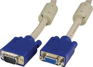 Deltaco RGB-6, HD15, 2 м цена и информация | Кабели и провода | hansapost.ee