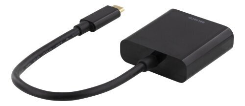 Deltaco USBC-HDMI8, USB-C, HDMI, 0.2m hind ja info | Juhtmed ja kaablid | hansapost.ee