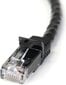 Võrgukaabel STARTECH 5 m Black Snagless Cat6 UTP hind ja info | Juhtmed ja kaablid | hansapost.ee