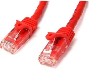 Võrgukaabel STARTECH 1m Red Snagless Cat6 UTP Patch hind ja info | Juhtmed ja kaablid | hansapost.ee