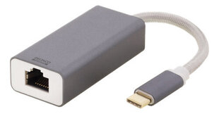 Deltaco USBC-GIGA4, USB-C/RJ45, 0.06 m hind ja info | Juhtmed ja kaablid | hansapost.ee