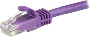 Võrgukaabel STARTECH 1 m Purple Cat6 Patch Cable цена и информация | Кабели и провода | hansapost.ee